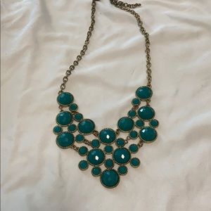 Beautiful blue bubble necklace